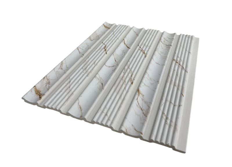 Elegant Marble Fini PS Panèl mi pou chanm k ap viv, otèl ak mi biwo yo